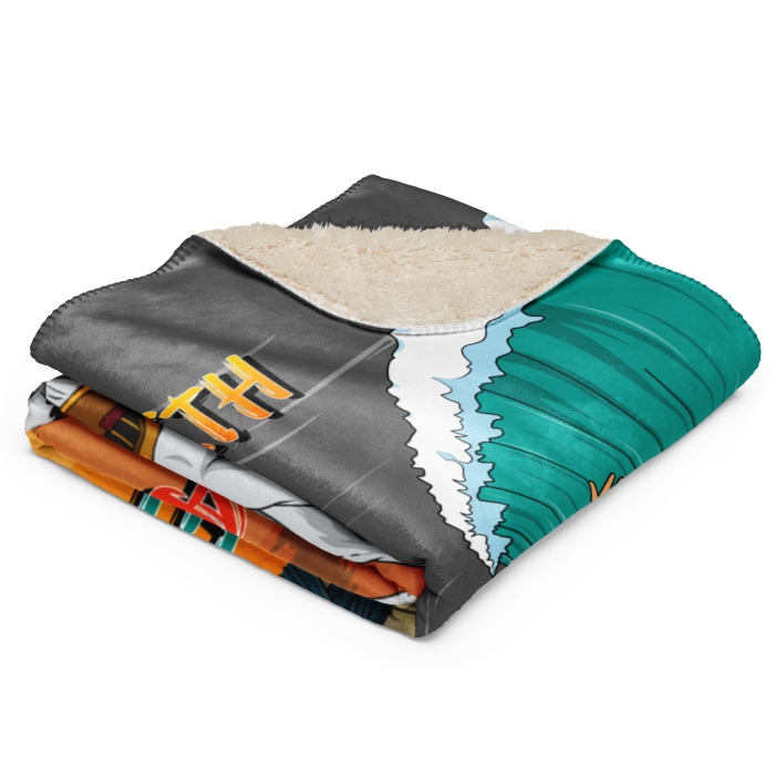 Faith Over Fear Sherpa blanket - Image 3