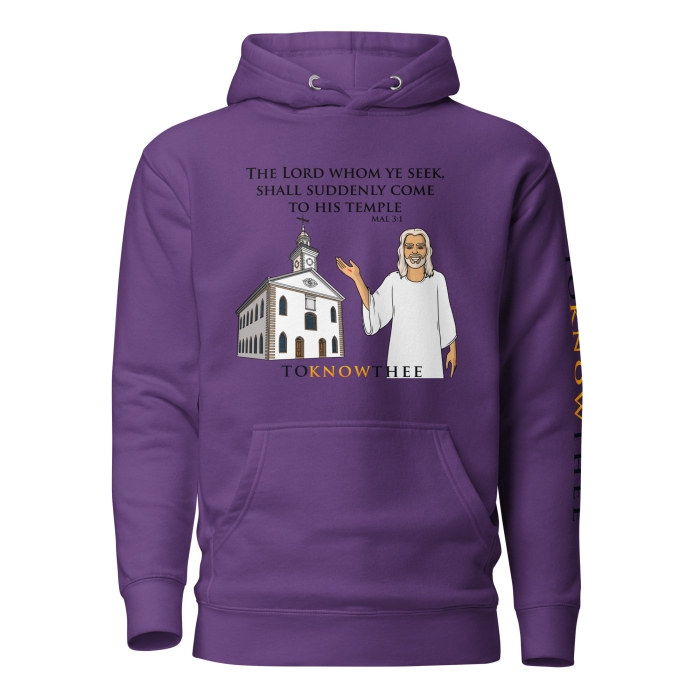 Lord Suddenly Come to His Temple- Unisex Hoodie - Image 6