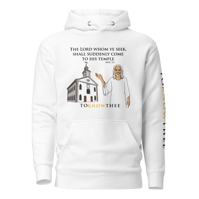 Lord Suddenly Come to His Temple- Unisex Hoodie - Image 20