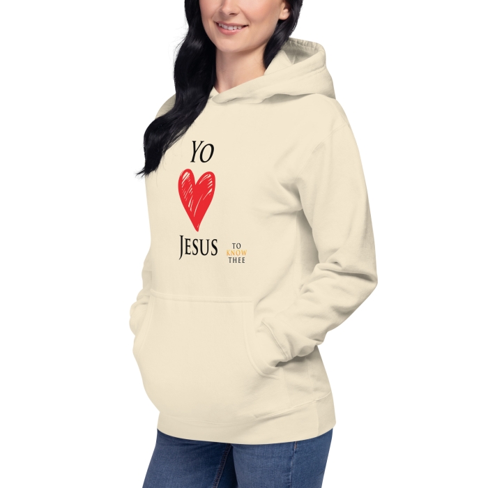 Yo Amo Jesus Unisex Sudadera - Image 3