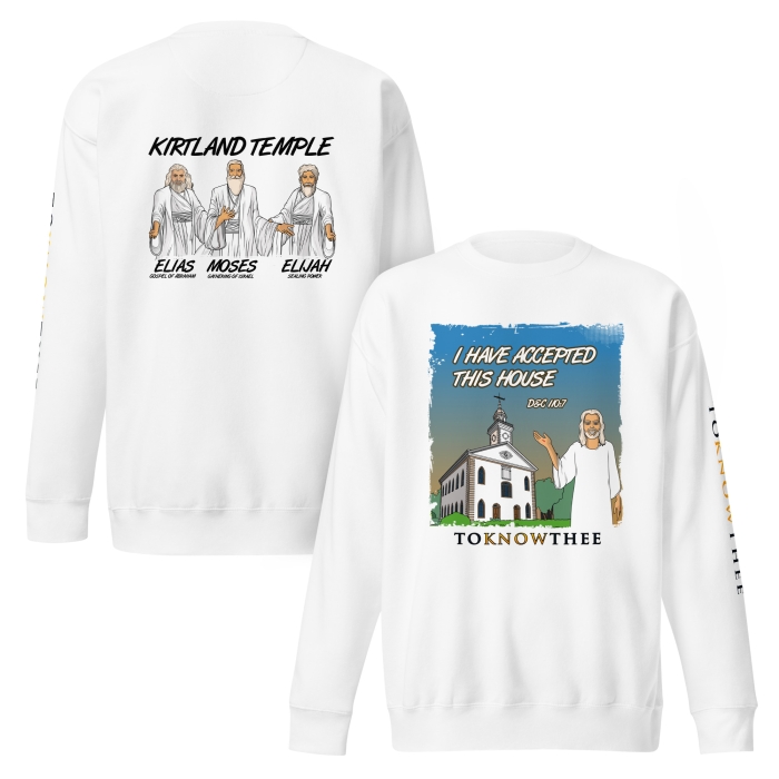 Kirtland Temple Premium Sweatshirt - Image 7